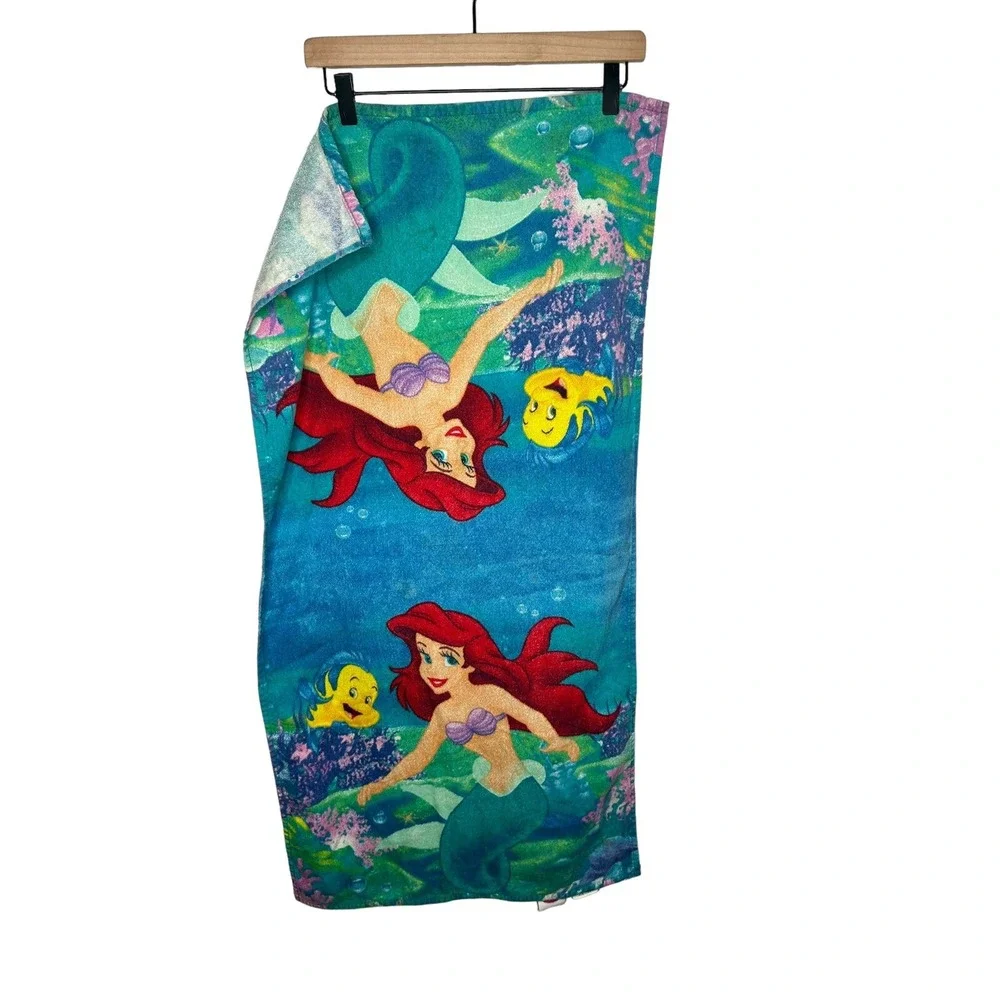 VTG Disney Little‎ Mermaid Ariel child/toddler beach towel 40